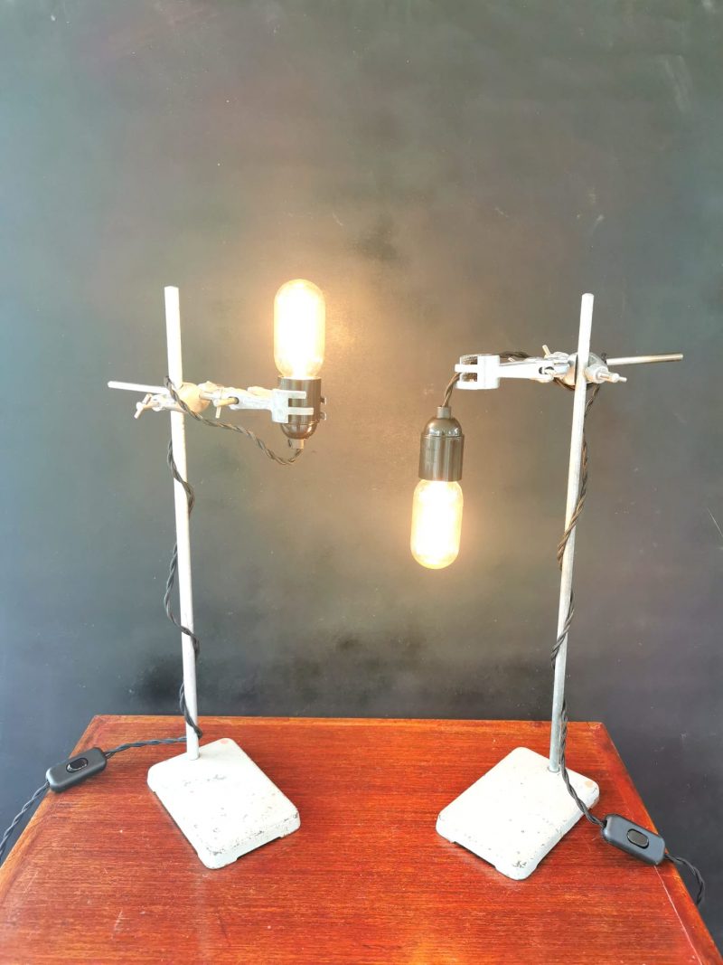 science clamp lamp pair