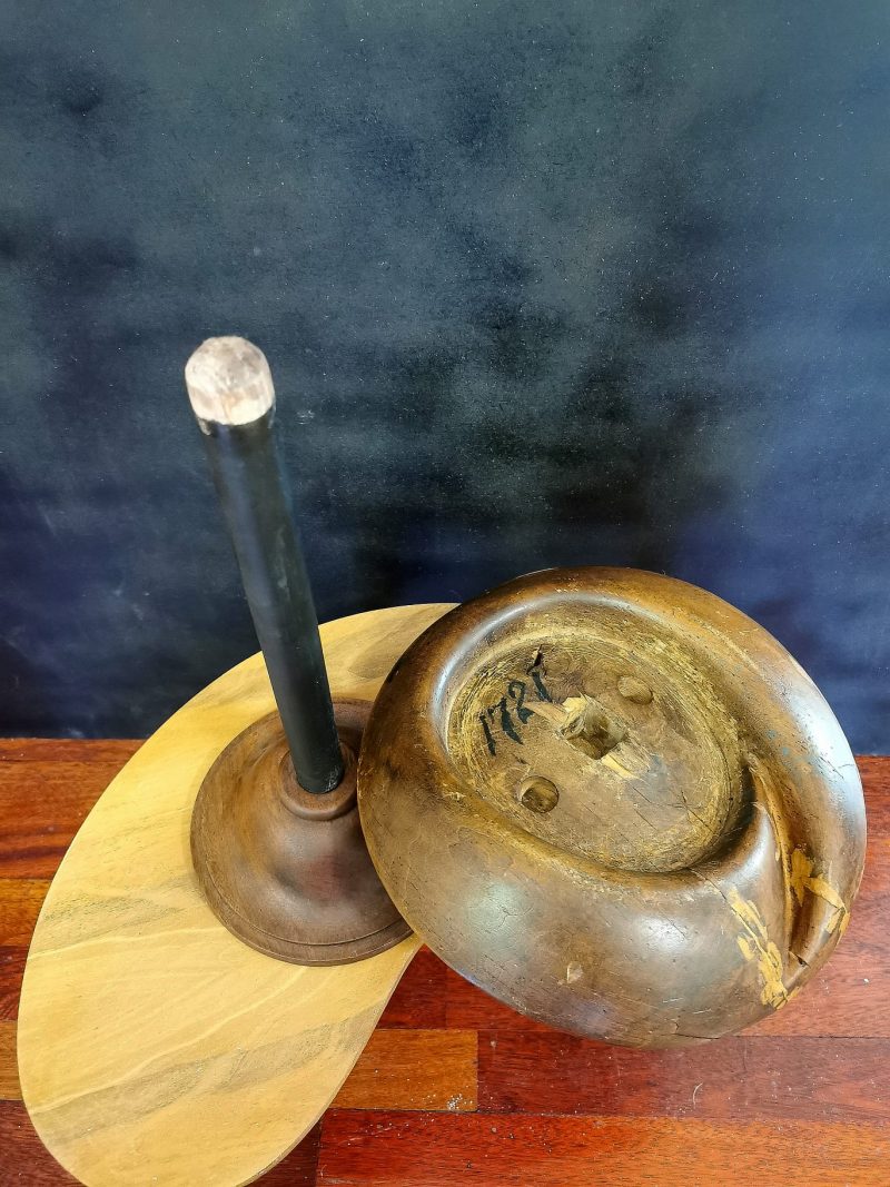 edwardian hat block and stand