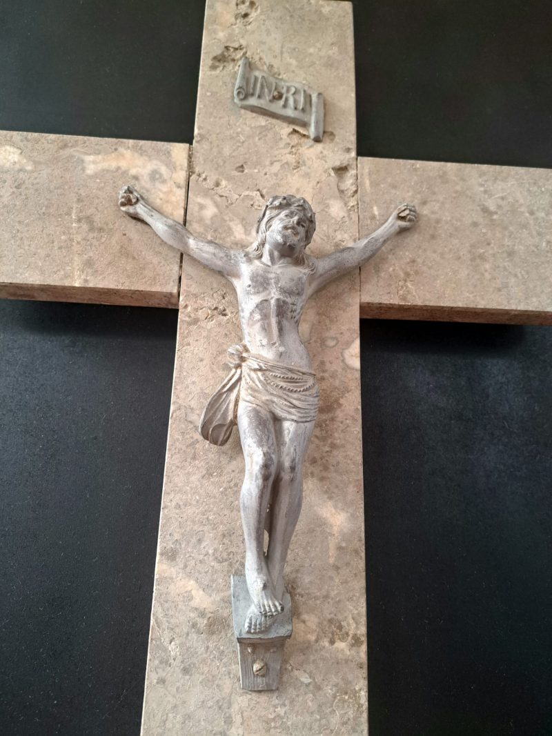 large marble cucifix