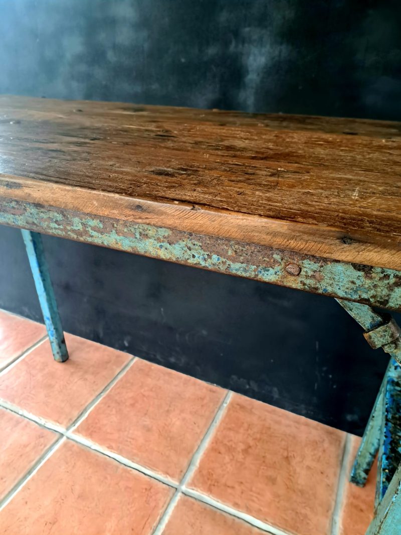 rustic vintage side table