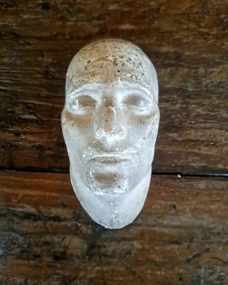 antique plaster head 10