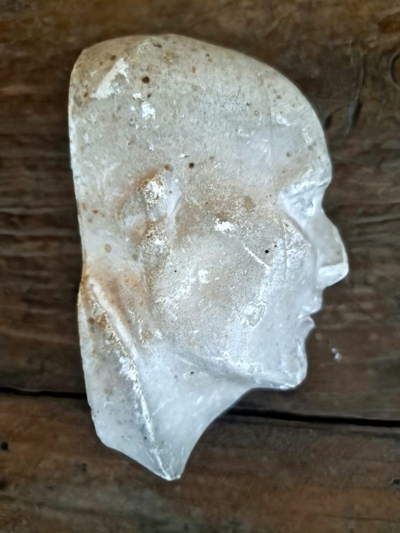 antique plaster head 3