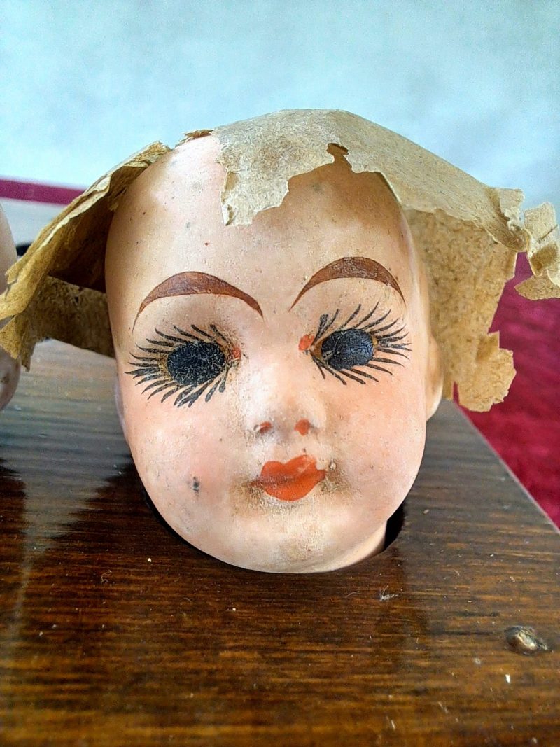 small terracotta dolls head (1)