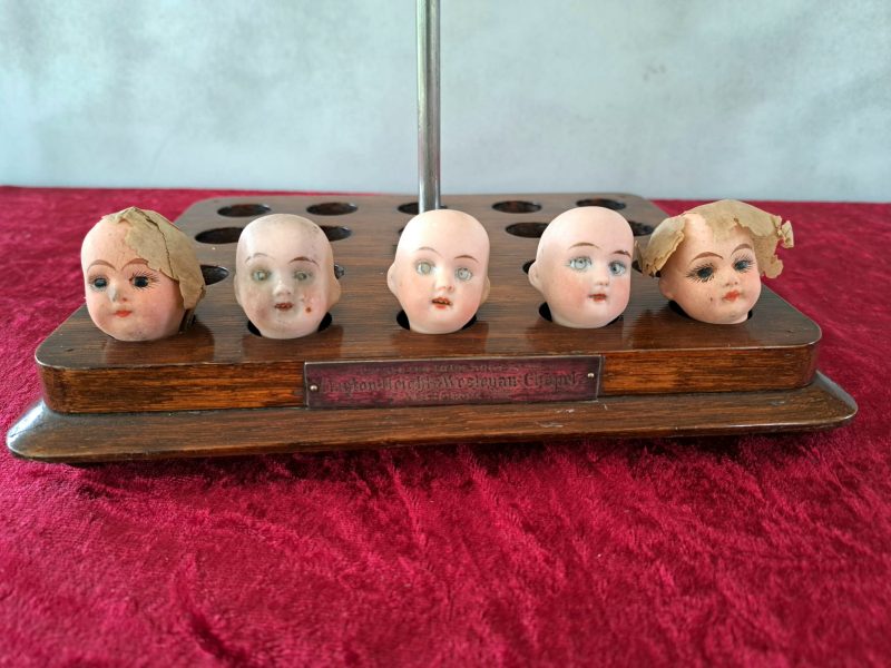 vintage miniature dolls heads (1)