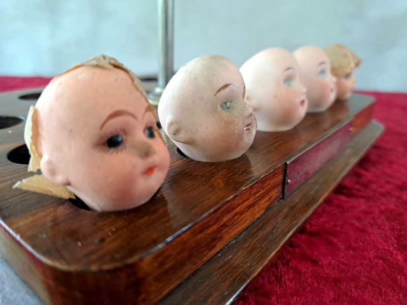 vintage miniature dolls heads (2)