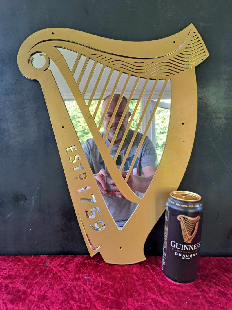 guinness harp advertising Mirror (1)