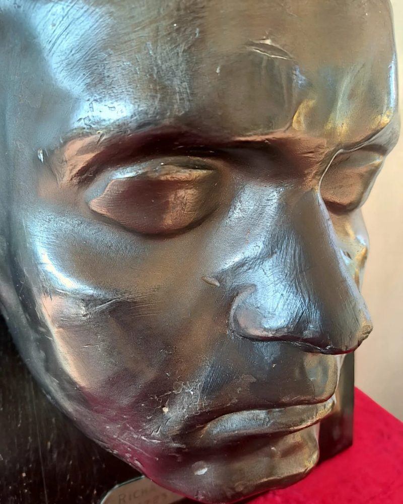 richard wilson 1723 1782 mounted death mask (10)