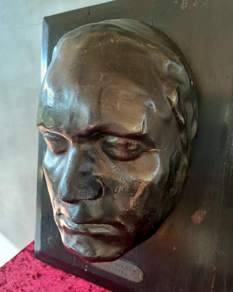 richard wilson 1723 1782 mounted death mask (8)
