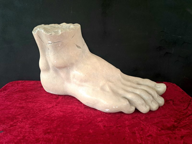 large plaster foot copy of mihelangelos david (10)