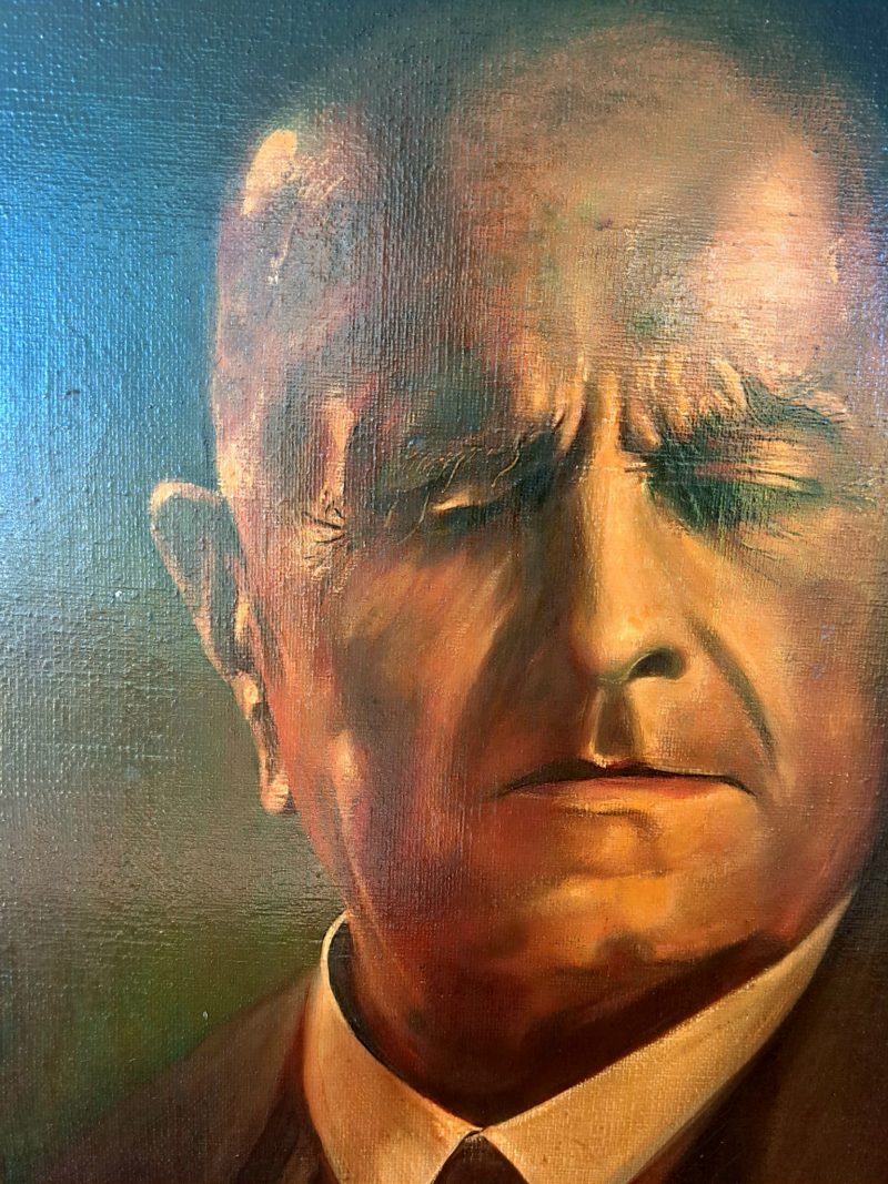 Oil on Canvas Portrait of a Man (9)