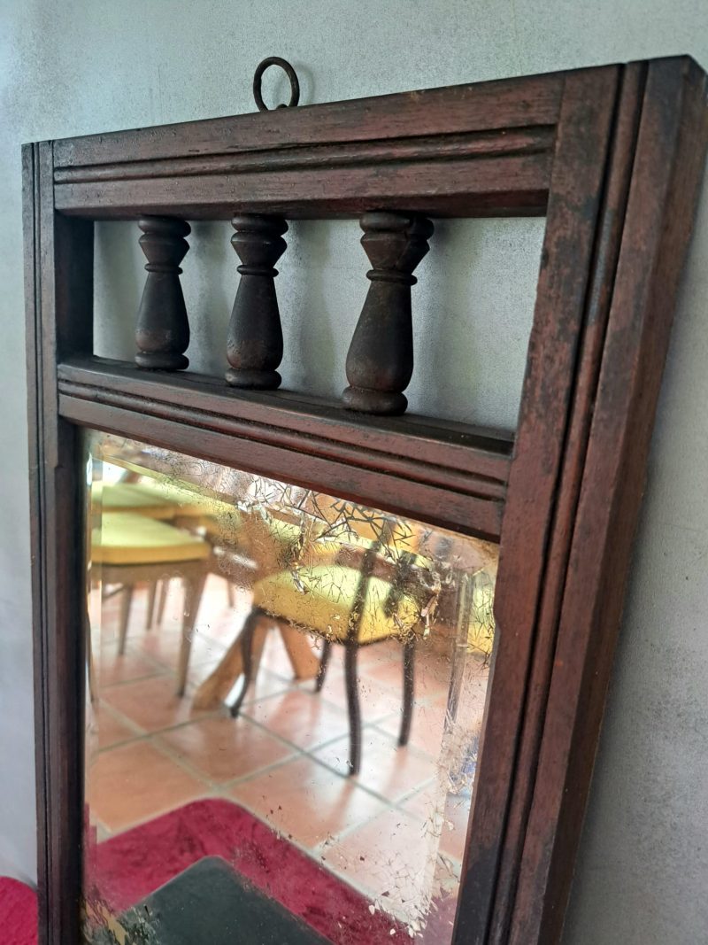 foxed victorian console wall mirror (3)