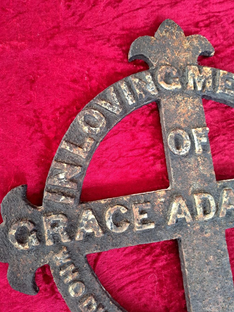 cast iron memorial cross 1918 (7)