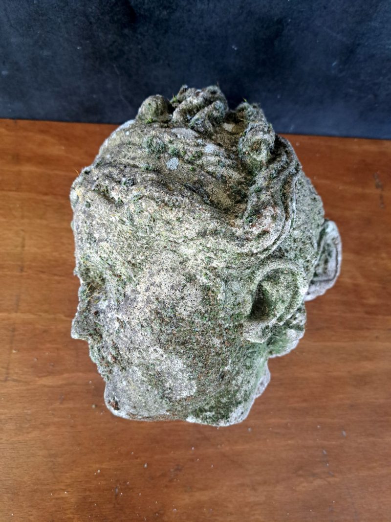 small antique stone head (6)