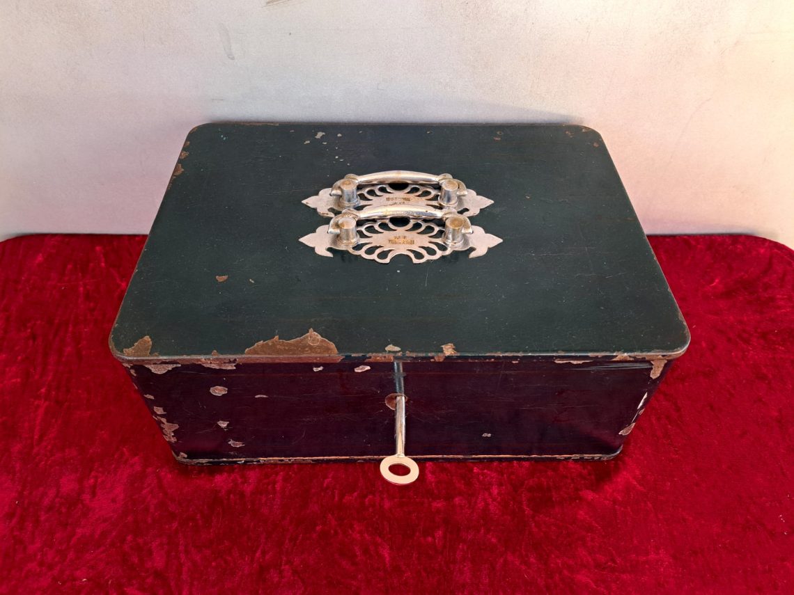Unusual Antique Strong Box – Norfolk Vintiques