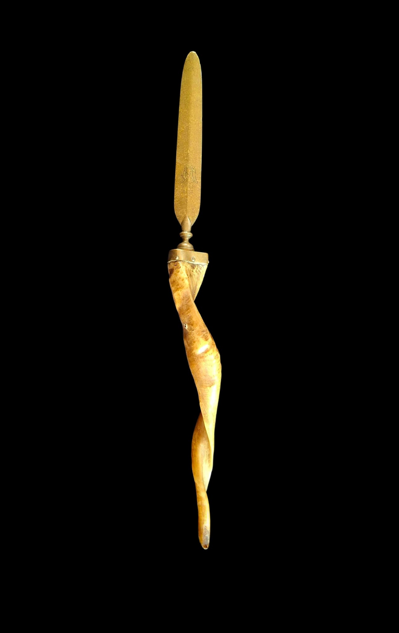 very large antique 1883 letter opener (8)