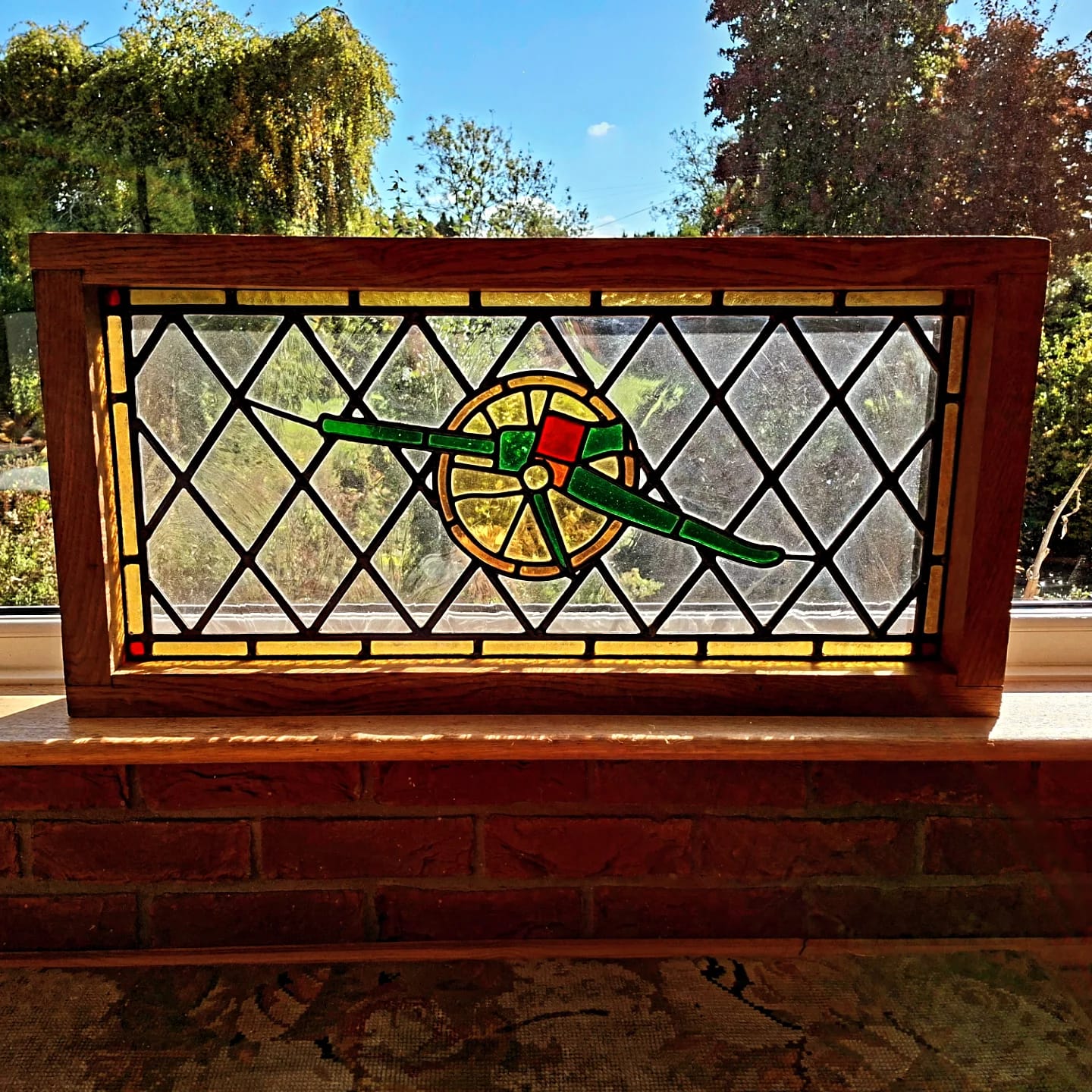 stained glass window of a cannon (2)