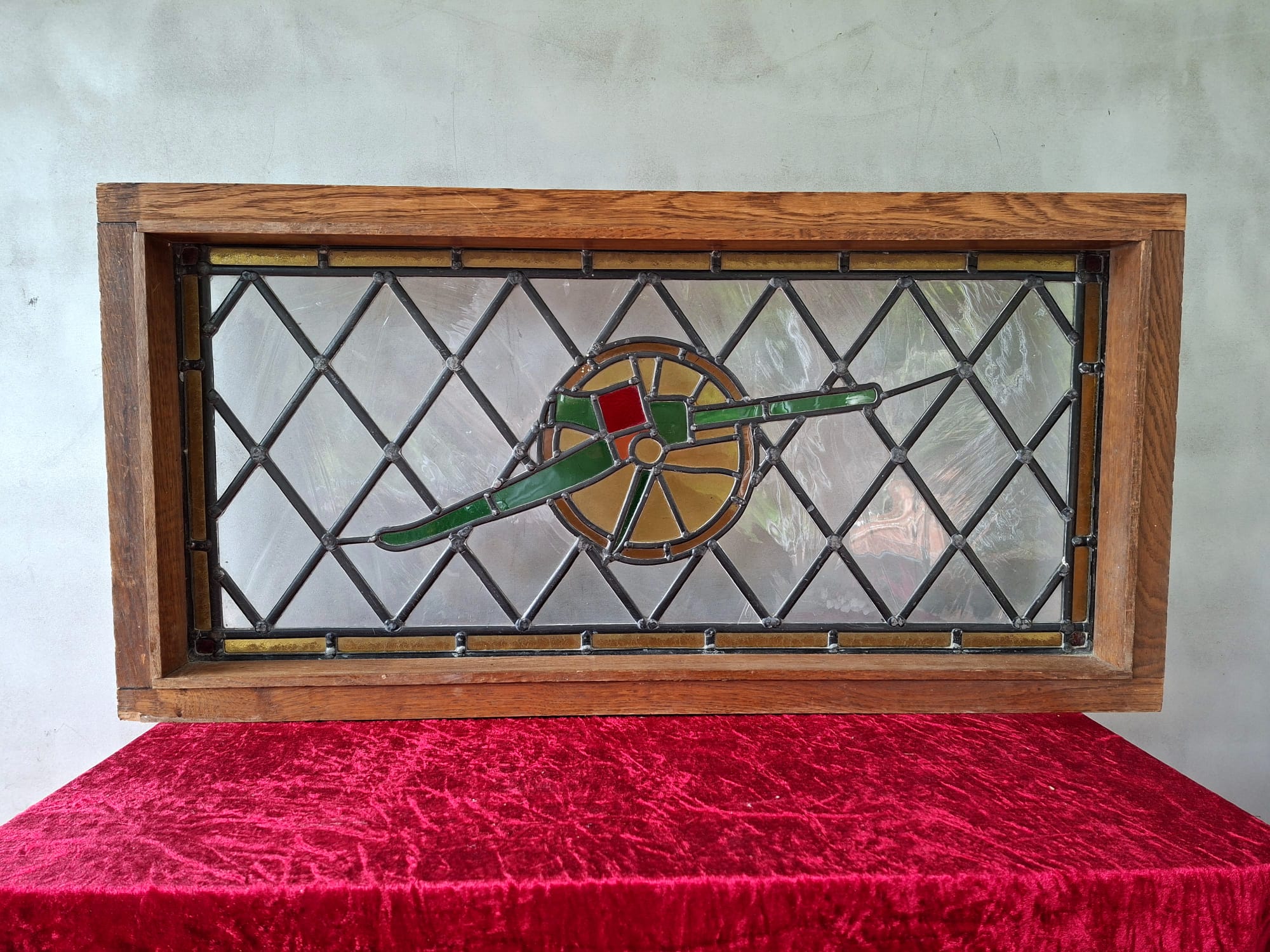 stained glass window of a cannon (5)
