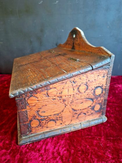 Antique Personalised 1906 Candle Box (3)