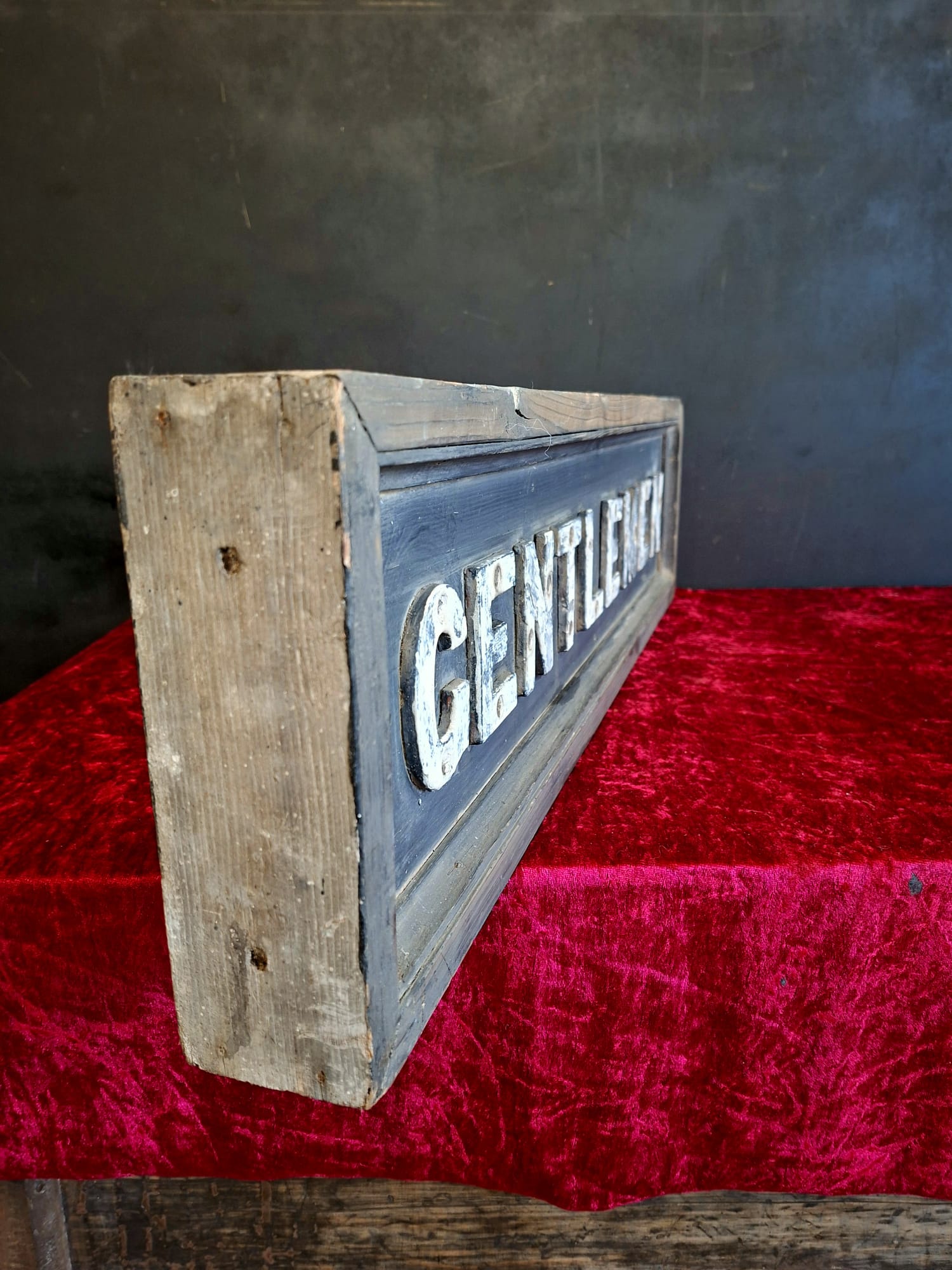 Double sided Railway GENTLMEN sign (1)