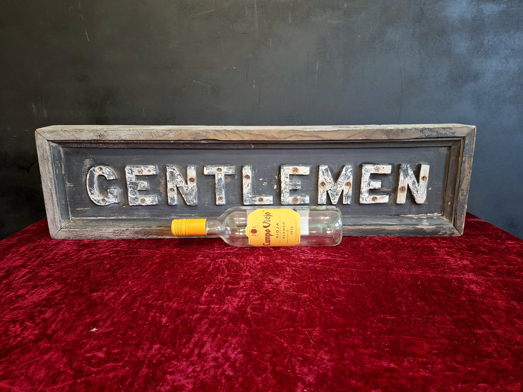 Double sided Railway GENTLMEN sign (4)