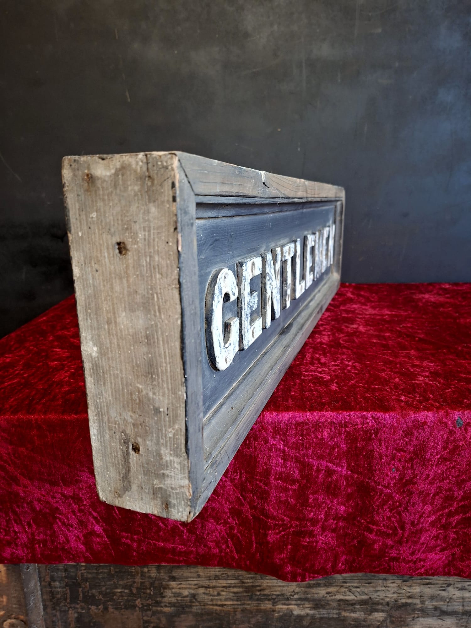 Double sided Railway GENTLMEN sign (7)