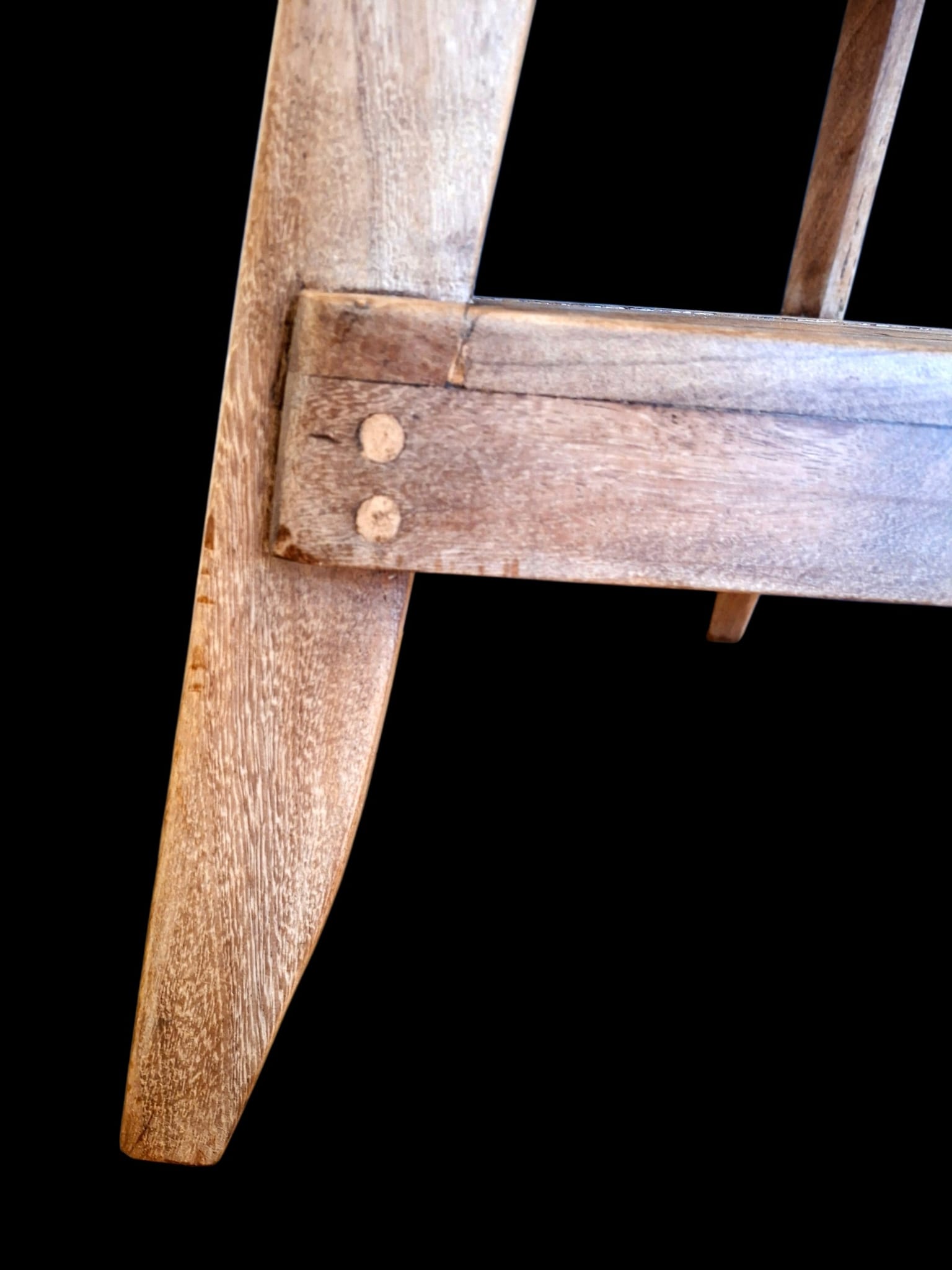 Teak Cricket Table with tier base (11)