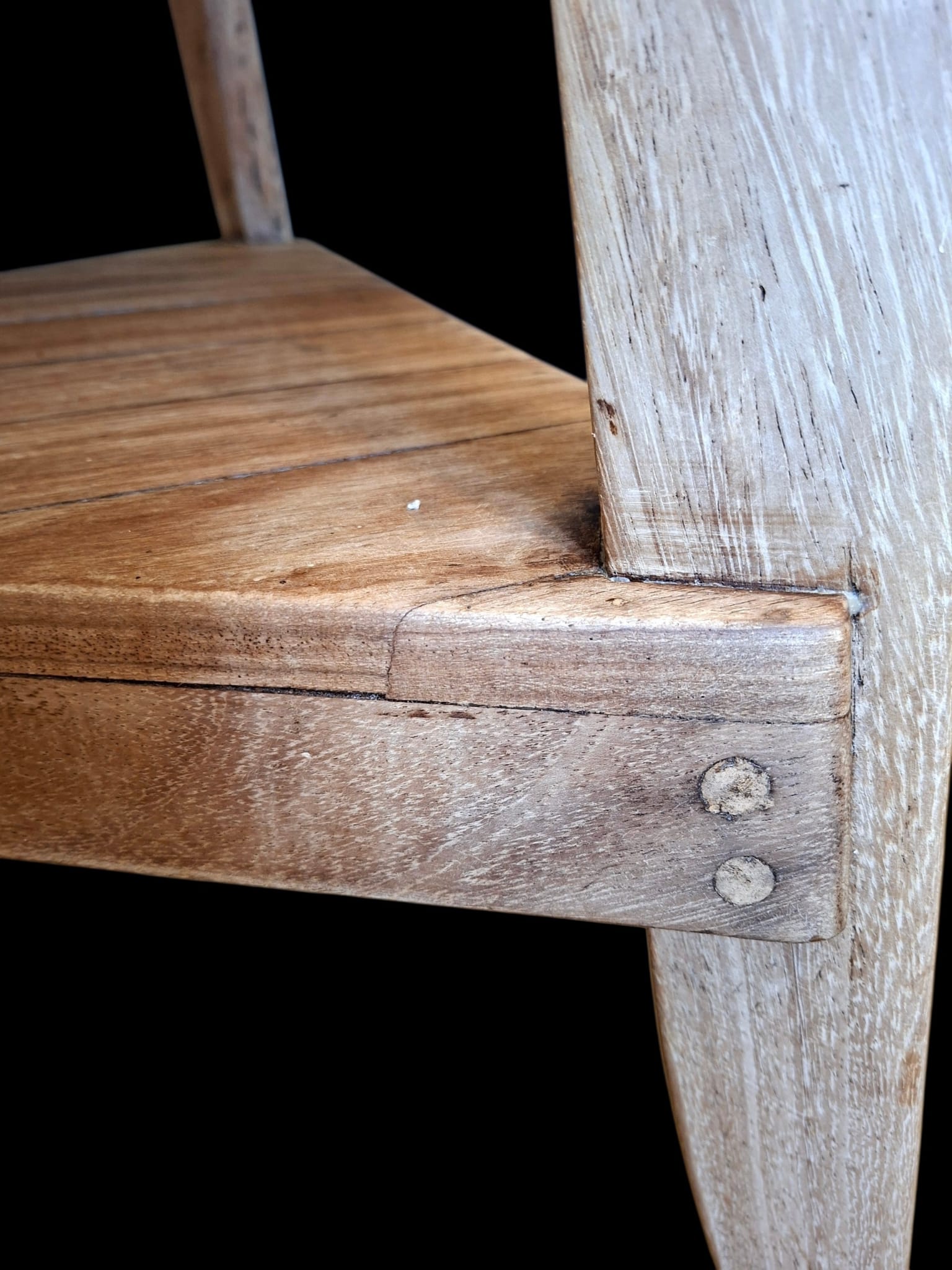 Teak Cricket Table with tier base (12)