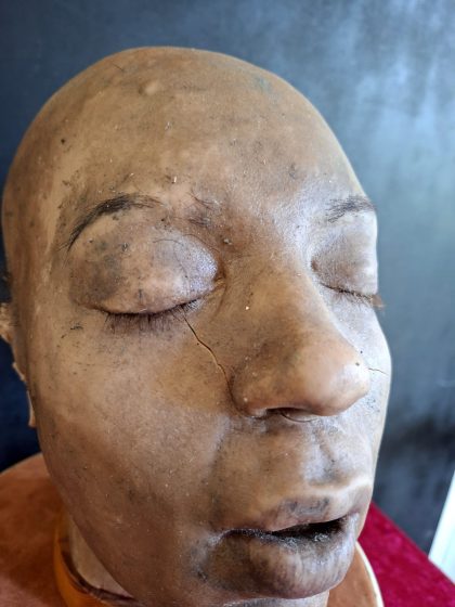 Movie prop rubber latex human head (4)